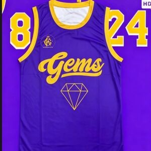 Purple and Yellow Women's Jersey